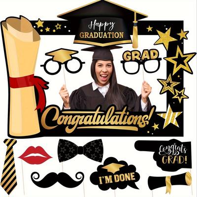 Set, Graduation Photo Booth Props Class Of 2024 Gr...