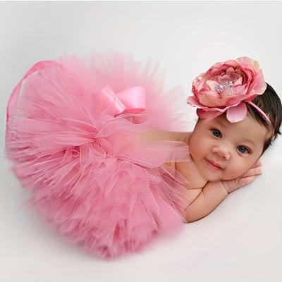 Cute Tutu Skirt Headband Photography Outfit, Photography Props, Creative Photography Costume, Christmas Halloween Thanksgiving Day Easter New Year's Gift