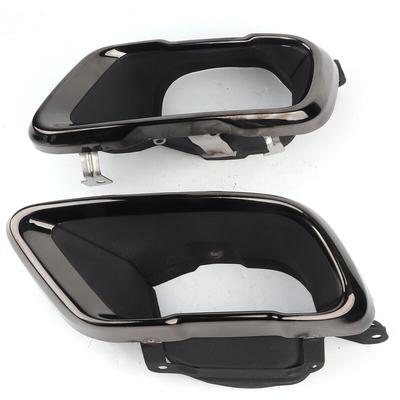 Paar Chrom-Schwarz-Auspuff-Schalldmpferspitzen-Set, Endrohrverkleidung, passend für X5 G05 m Sport Image