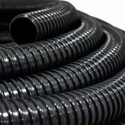 Huggy Tuyaux - Teichschlauch Spiralschlauch Durch. 32 mm (1 1/4 Zoll) 30 Meter schwarz pvc Image