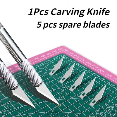 Scrapbooking Carving Knife Card Making Precision Cutting Hobby Knife Paper Carving Craft Pottery Clay Sculpture Ceramics Tools