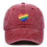 LGBT Baseball Hat Pride Rainbow Denim Hats Pride Baseball Hat Adjustable LGBT Hat for Men Women