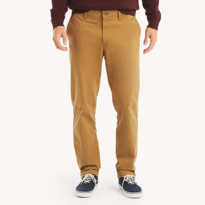 Nautica Men's Classic Fit Twill Pant Boca Brown, 32x32