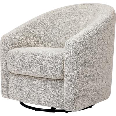 Babyletto Madison Swivel Glider - Black White Boucle