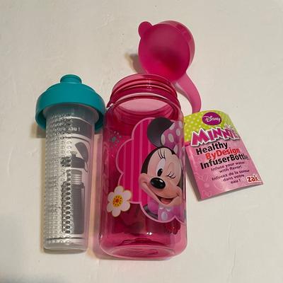 Disney Kitchen | Disney Minnie Mouse 458ml Kids Healthy Infuser Water Bottle, Bpa Free | Color: Pink | Size: Os