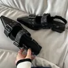 Schuhe mit niedrigem Absatz für Damen, flache Sandalen, spitzer Zehenbereich, Block-Slingback-Schuhe für Damen, Sandalen mit Absatz, Mary Janes-Schuh, Damenschuhe