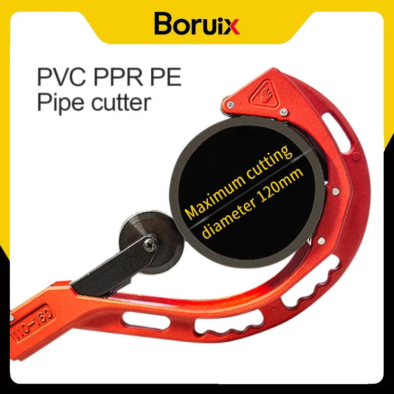 BORUIX 14-120mm Universal Rohrschneider für PE PPR PVC Rohre Professionelle Quick Cut Schere Heavy Duty Sanitär werkzeug Heißer Verkauf