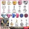 2024 New 925 Sterling Silver Openwork Mom & Rose & Two tone entanged Heart Beaded gioielli di moda