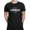 Männer T-Casual Baumwolle T-Shirt Kurzarm Zivil luftfahrt Airbus T-Shirts o Hals Kleidung Grafik