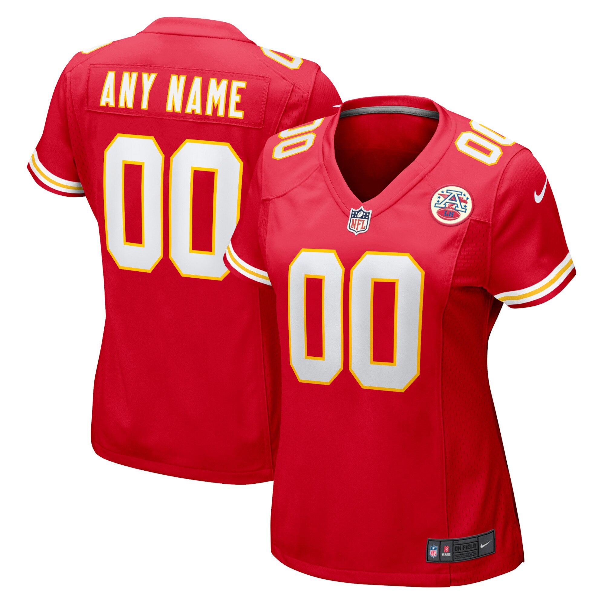 Kansas City Chiefs Nike Game Heimtrikot - Rot - Personalisiert - Damen Image