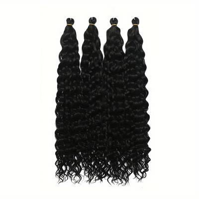 26 Inch 4 Pieces Curly Crochet Hair Water Wave Cro...
