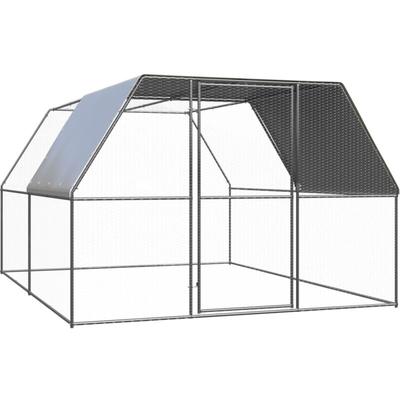 Vidaxl - Outdoor-Hühnerkäfig 3x4x2 m Verzinkter Stahl