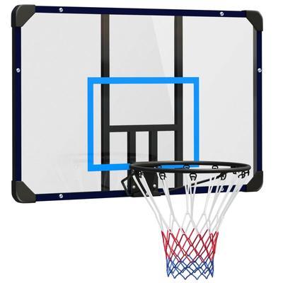 Sportnow - Basketballkorb, Basketballbrett mit Korb, Basketballnetz mit Basketballboard,