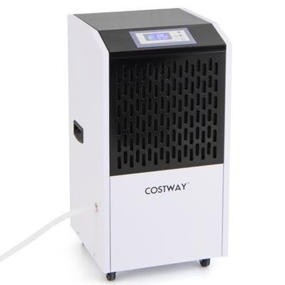 Costway 250 Pints Commercial Dehumidifier with Drain Hose Large Spaces up to 8500 Sq.Ft-White