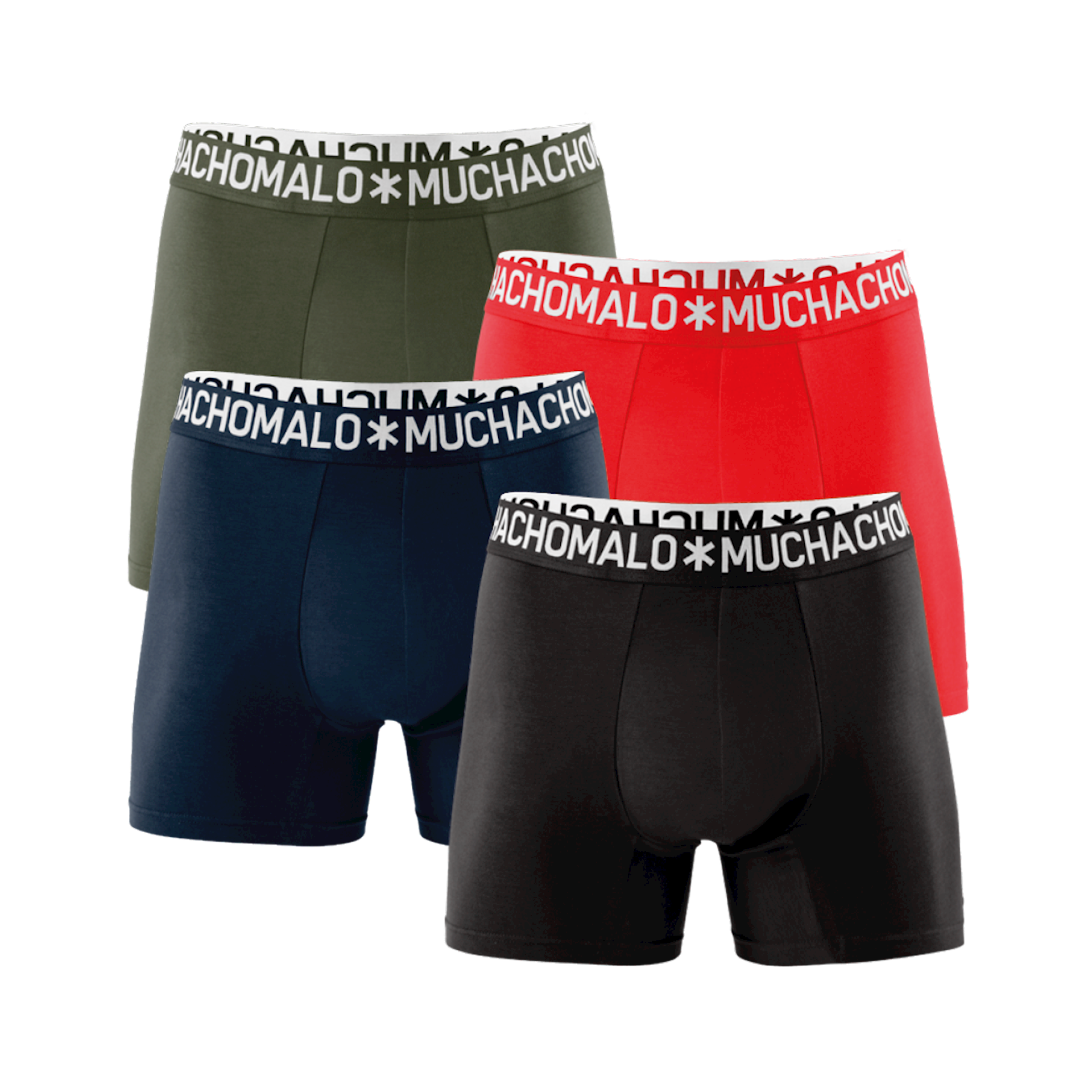 Muchachomalo Herren Boxershorts – 4 Stück – Herren Unterhosen Image