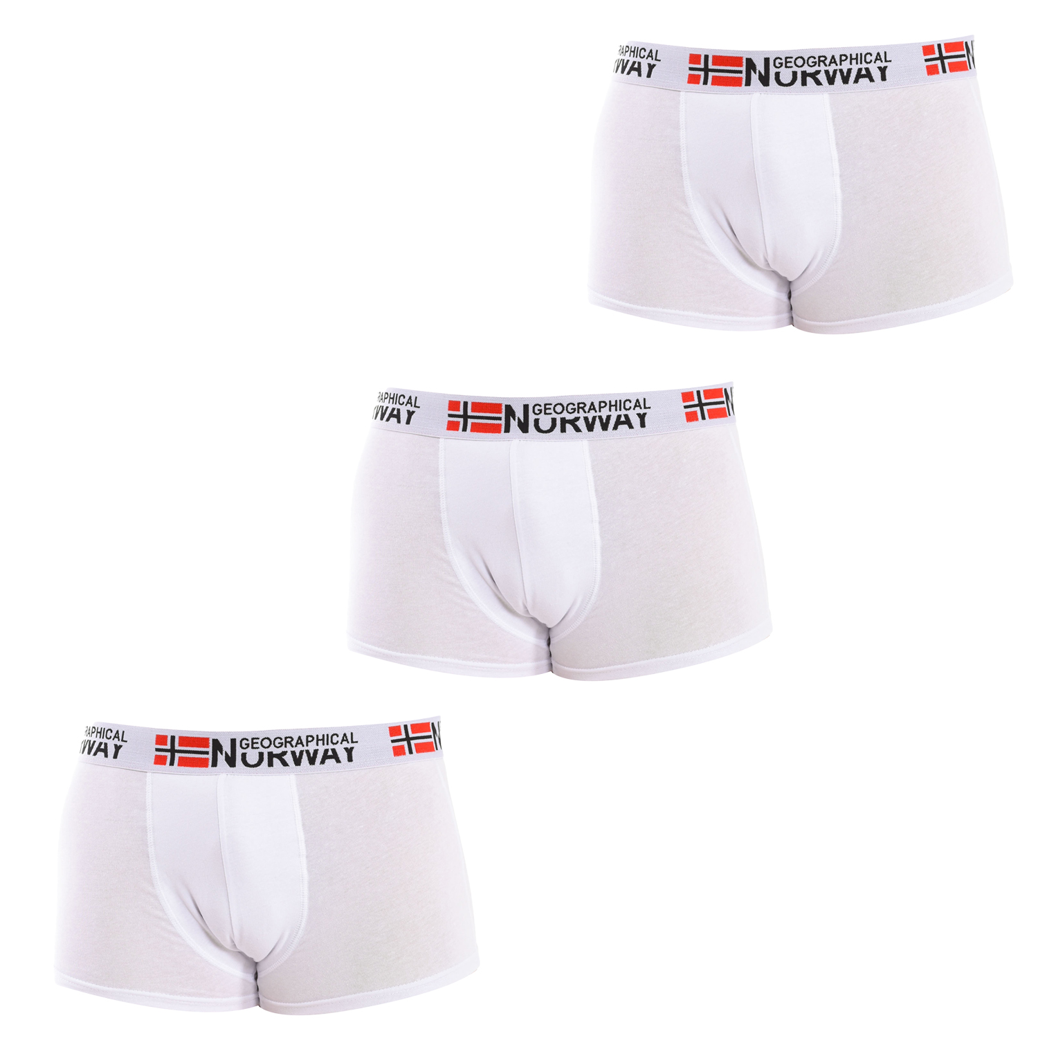 Pack-3 Boxershorts Geografisches Norwegen Mann Image