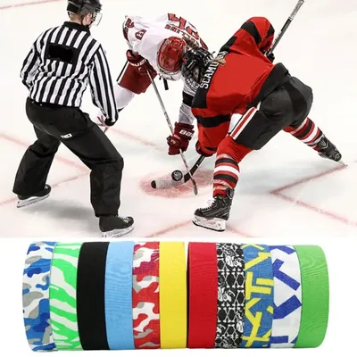 2.5cm*25m Ice Hockey Grip Tape Multipurpose Anti-slip Colored Athletic Sport Tape Polyester