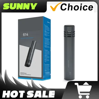 High quality E614 condenser instrument microphone cardioid instrument mic with clamp mount for Hot