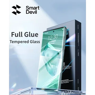 SmartDevil Screen Protector For OnePlus 12 Full Glue Tempered Glass Film For OnePlus Ace3 HD Clear