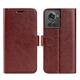GLLDS Wallet Case for Oneplus 10R, PU Leather Flip Case Cover with Card Holder Kickstand and Magnetic Buckle Shockproof TPU Protective Phone Cases,Brown
