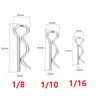 RC 10PCS 02053 Metal Body Clip For 1/8 1/10 1/16 HSP Redcat HPI On-Road Car Buggy Truck Spare Parts