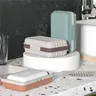 HORegina-Boîte à savons en plastique avec couvercle vaisselle pour la maison conserve les savons