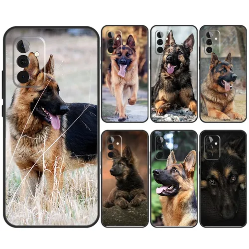 Deutscher Schäferhund Hunde tasche für Samsung Galaxy A34 A54 A14 A13 A33 A53 A12 A32 A52 A71 A51
