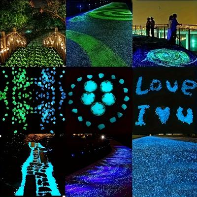 5000pcs Luminous Sand Gardening Aquarium Landscaping Fluorescent Gravel, Luminous Stone Aquarium Decorative Stone