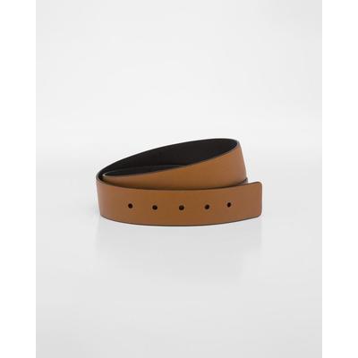 Reversible Saffiano Leather Belt Strap - Black - Prada Belts