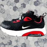 Nike Shoes | Kid's Nike Air Max 200 Gs Sneakers Athletic At5627 007 Black Red Sz 12.5c | Color: Black/Red | Size: 12.5b