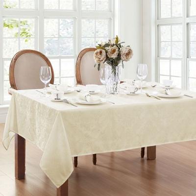Ensley Rectangle Tablecloth, 60 x 144, Ivory