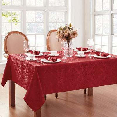 Ensley Rectangle Tablecloth, 60 x 84, Red