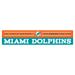 Imperial Miami Dolphins 5.5'' x 27'' Team We Cheer Wood Wall Art