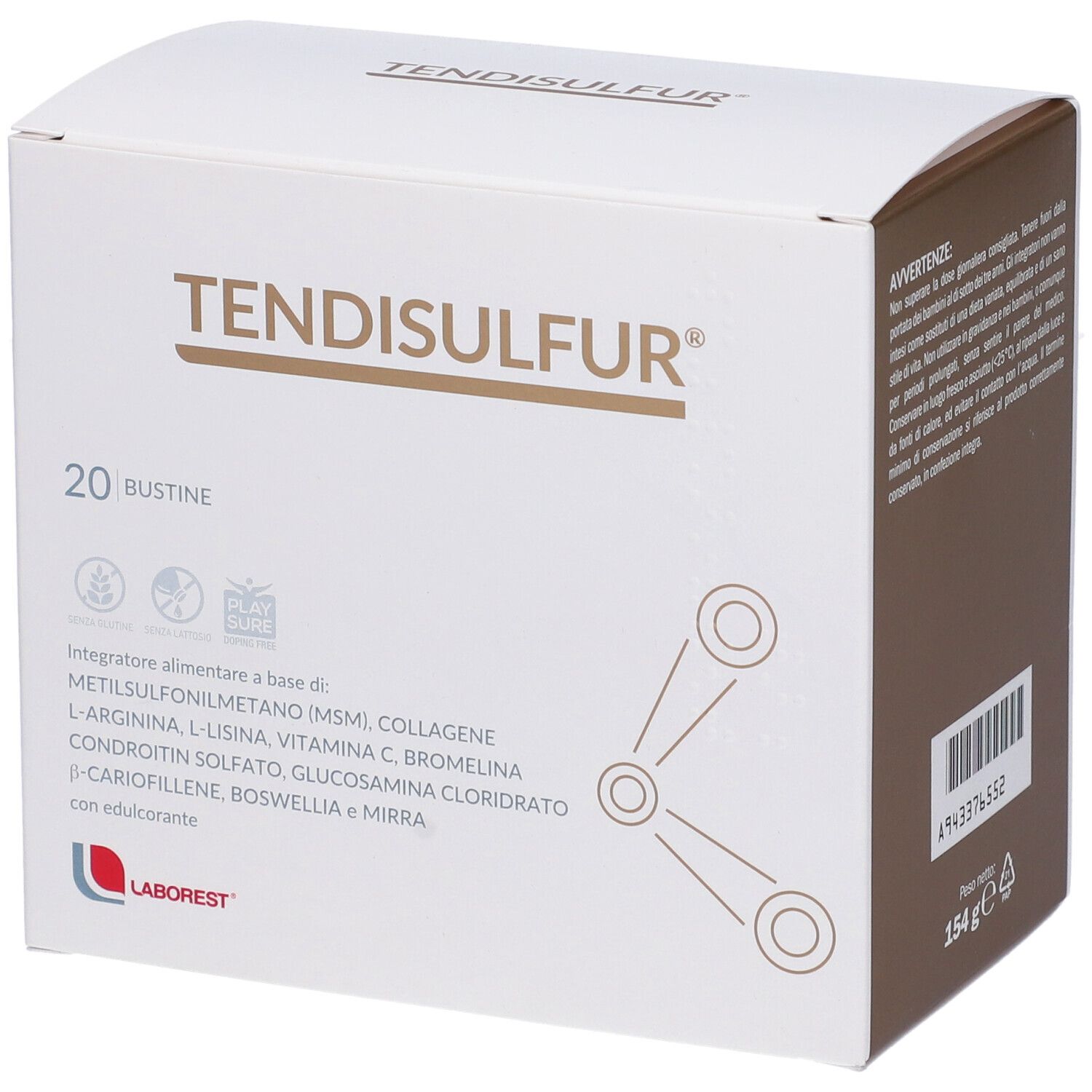 Laborest Tendisulfur Bustine 154 g Polvere per soluzione orale