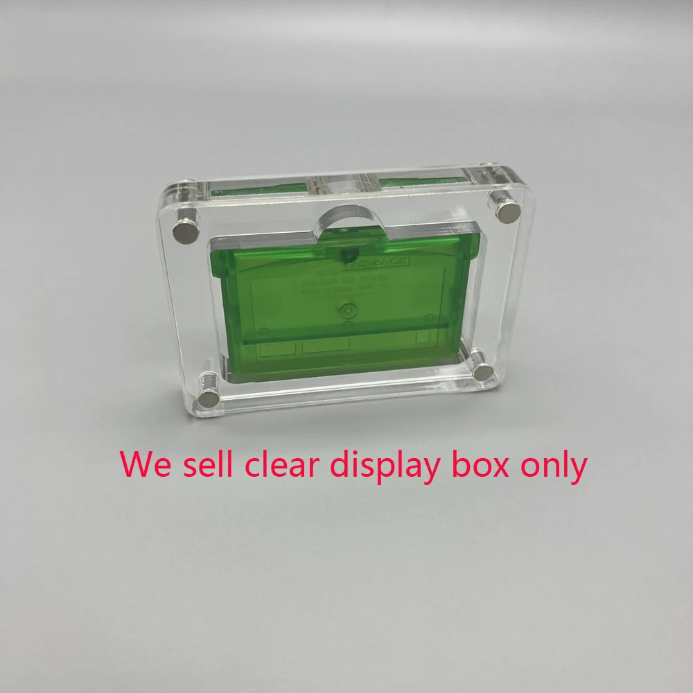 Transparente Lagerung Spiel Karte Fall Acryl Für GBA Abdeckung Shell Karten Slot Box Display-ständer spiel Zubehör