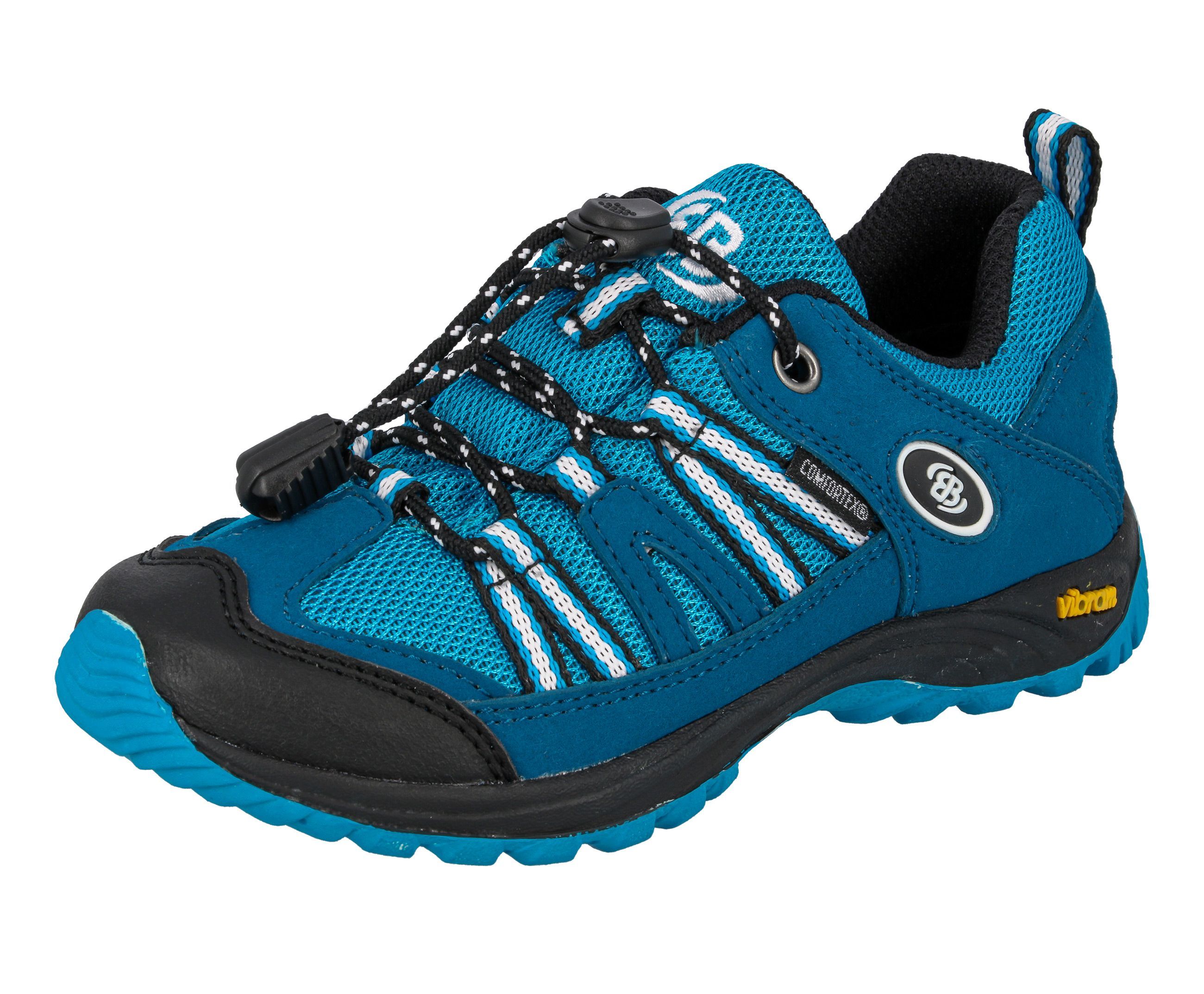 Wanderschuh BRÜTTING "Outdoorschuh Ohio Low", Kinder, Gr. 34, blau, Synthetik, Schuhe Wanderschuh