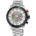 Gv2 Mens Scuderia White Dial Swiss Quartz Chronograph Date Watch - Silver - One Size | Gv2 Sale | Discount Designer Brands