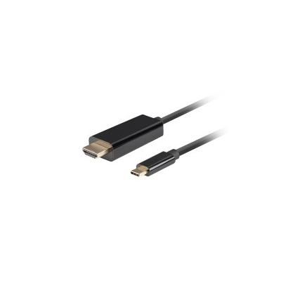 Lanberg CA-CMHD-10CU-0005-BK Videokabel-Adapter 0.5 m USB Typ-C HDMI Schwarz