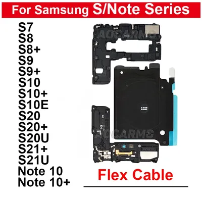 For Samsung Galaxy S7Edge S8 S9 S10 S21 Plus Wireless Charging Coil NFC Loudspeaker Signal Antenna