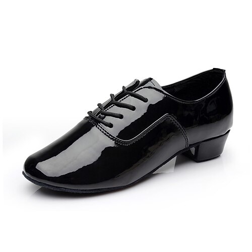 sun lisa herren lateinische schuhe moderne schuhe tanzschuhe drinnen prom professionell party / abend professionell schnüren dicker absatz geschlossene zehe schnüren erwachsene Image