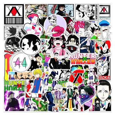 10/30/50 Stück Hunter X Hunter Anime Aufkleber für Kinder Graffiti Skateboard Handyhülle Auto Image