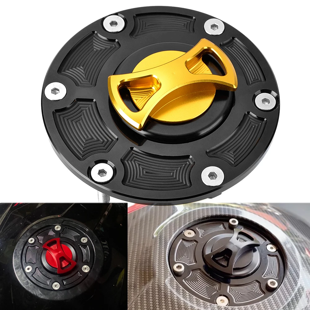 Moto CNC tappo serbatoio carburante coperchio Per Triumph Daytona 600 650 675 T595 Speed Four Triple 955i Sprint 1050 Street Tiger 800