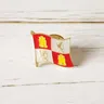 Kastilien Und Leon Flagge Revers Pins Spanien Provinz Nationalitäten Region Brosche Kristall Epoxy