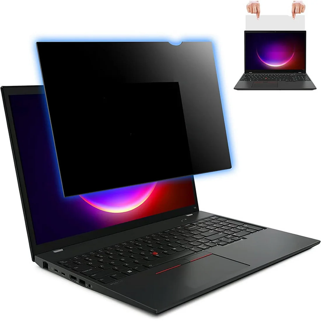 (nicht für MacBook) Sichtschutz Displayschutzfolie Notebook PC Computer Einsatz Schutzfolie Anti-Spionage Anti-Peeping-Filter NEU Beliebt Image