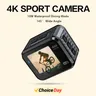 Cerastes-Mini caméra d'action 4K 60fps ultra HD V8 16MP WiFi 145 ° 10m étanche vidéo pour