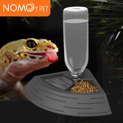 2 In 1 Reptile Water Dish & Food Dish With Automat...
