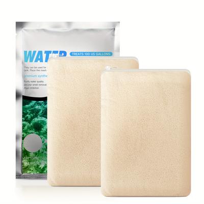 2 Packs Of Aquarium Filter Cartridge, Enhance Water Quality, Eliminate Yellow Water Caused By Driftwood, And Make Aquarium Water Clear