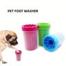 1pc Portable Dog Paw Cleaner, Dog Paw Washer Cup, Soft Silicone Pet Cleaning Brush Foot Cleaner For Dog Grooming Cleaning