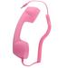 Cell Phone Handset USB C Radiation Proof Vintage Phone Handset with 3.5 Mm Socket for Smartphone Pink