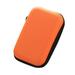 JORIAE Storage Clearance SaleÃ¯Â¼Â� Mini Zipper Hard Leather Earphone Storage Bag Earphone Pouch Box Home Textile Orange